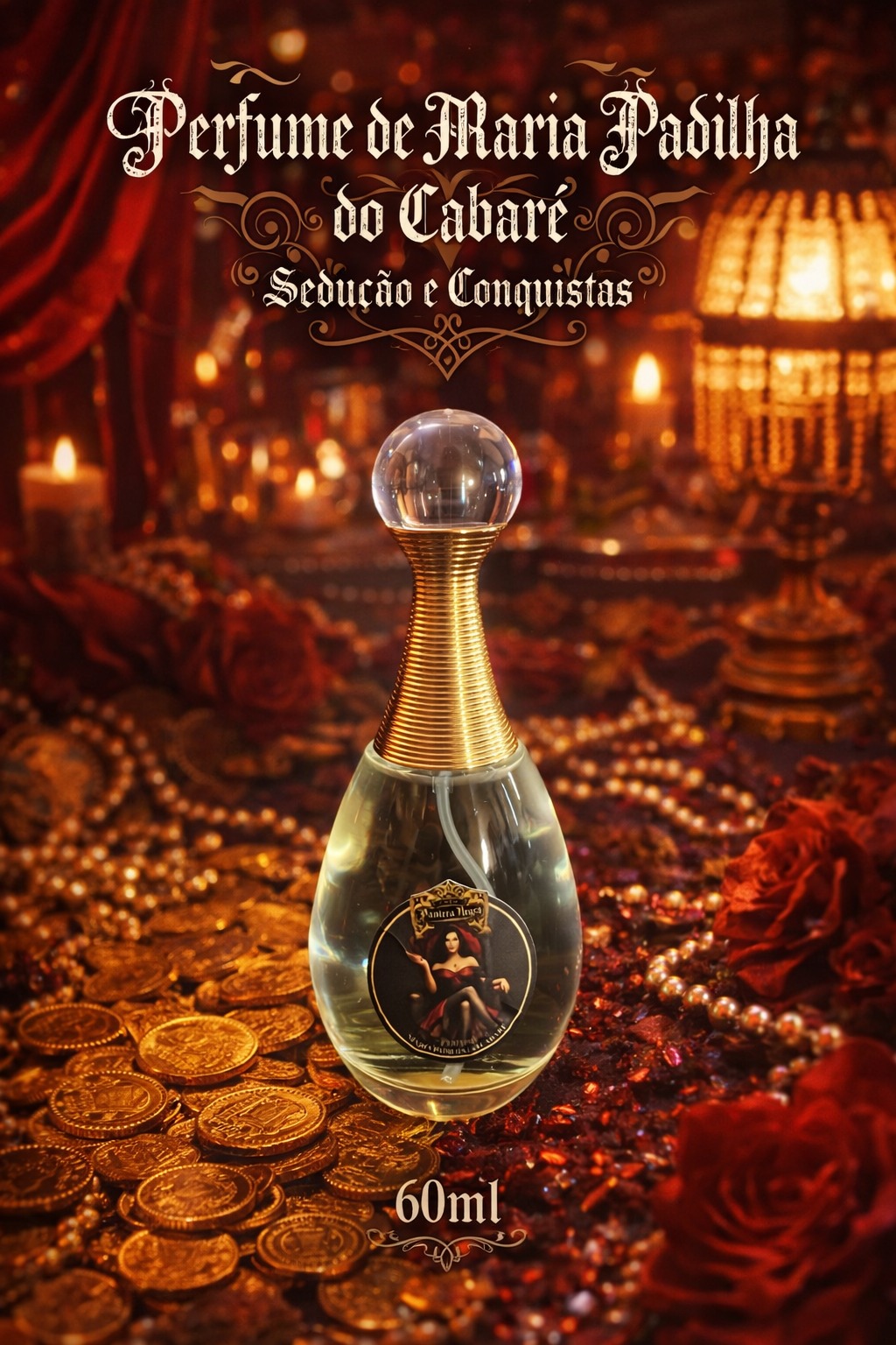 Perfume de Maria Padilha do Cabaré - Sedução e Conquista (60ml)