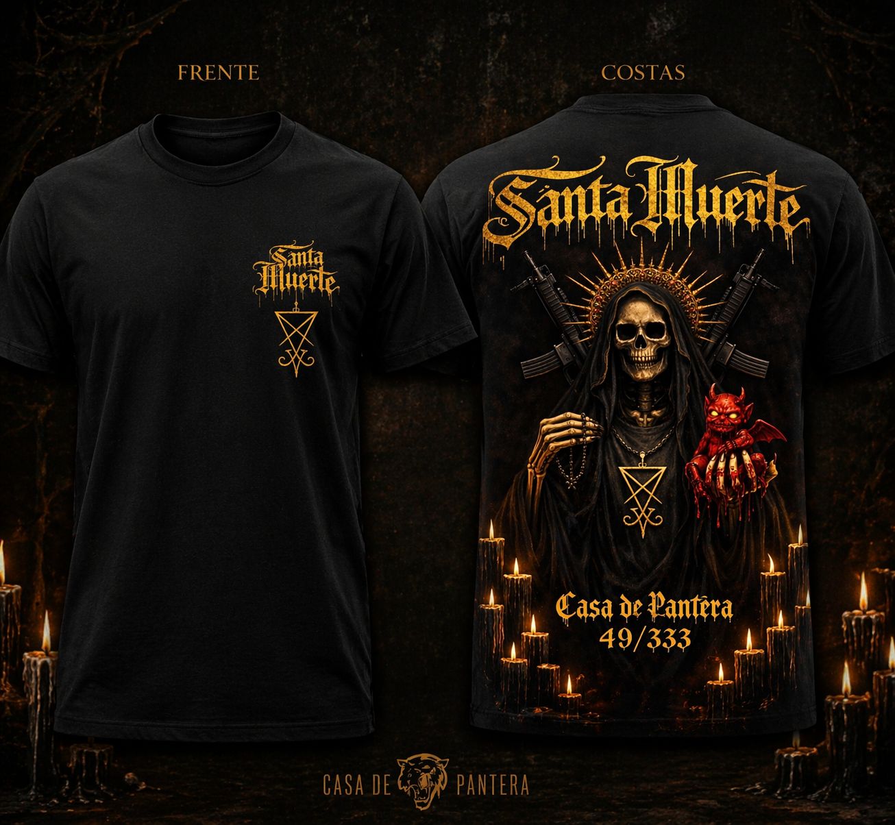 Camiseta Santa Muerte